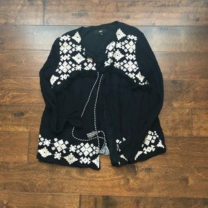 Mossimo Embroidered Cardigan